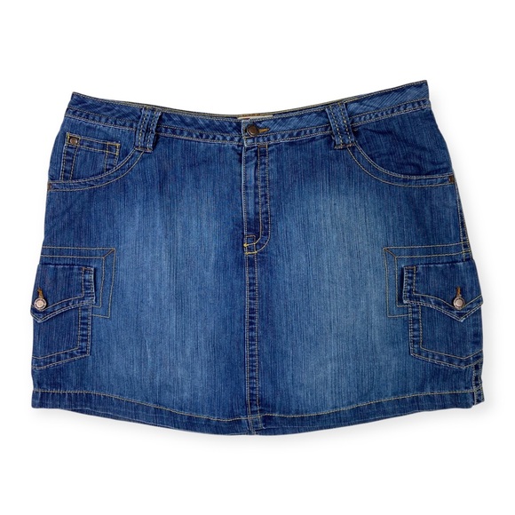 Faded Glory Y2K Denim Skort - Picture 1 of 9